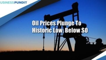 Crude Oil Prices Drop Below $0