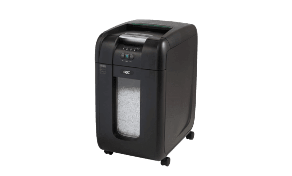 Swingline GBC Paper Shredder, SmarTech Enabled, Auto Feed, 300 Sheet Capacity, Super Cross-Cut, 5-10 Users, Stack-and-Shred 300X
